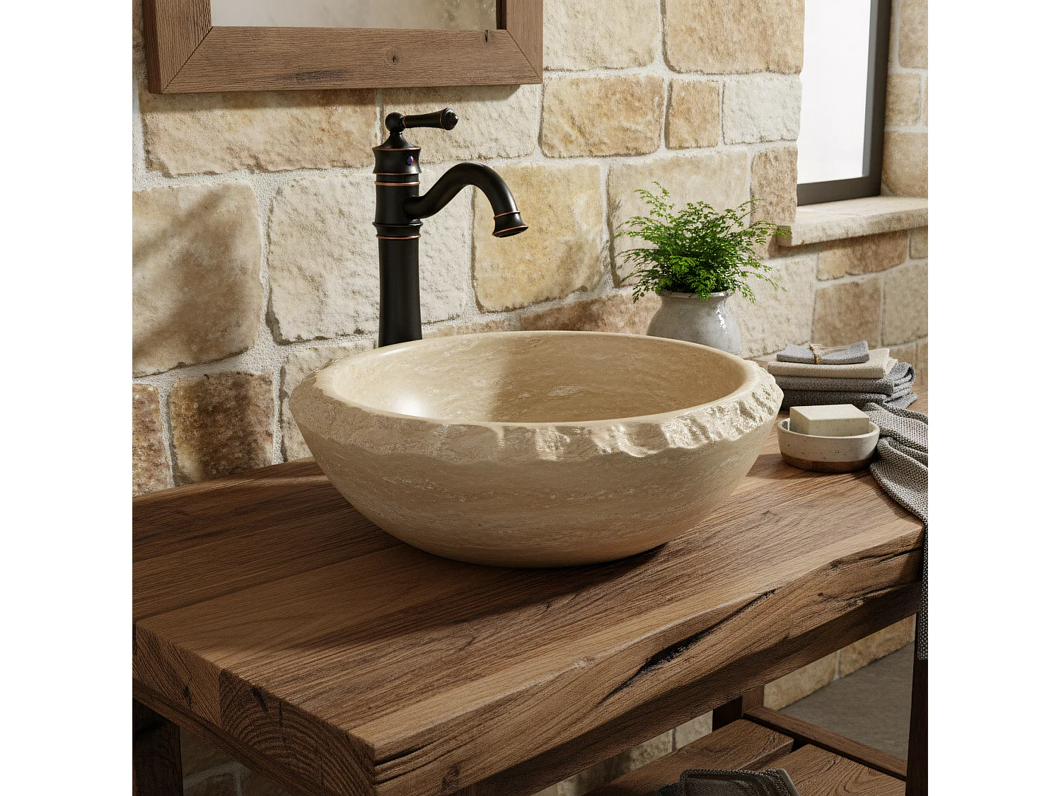 Robinet De Lavabo Rea Vintage High Black