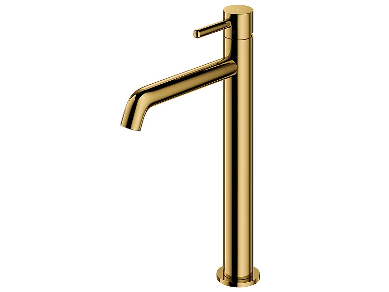 Robinet Salle De Bain Mitigeur Lavabo Sombre Haut Or Monocommande