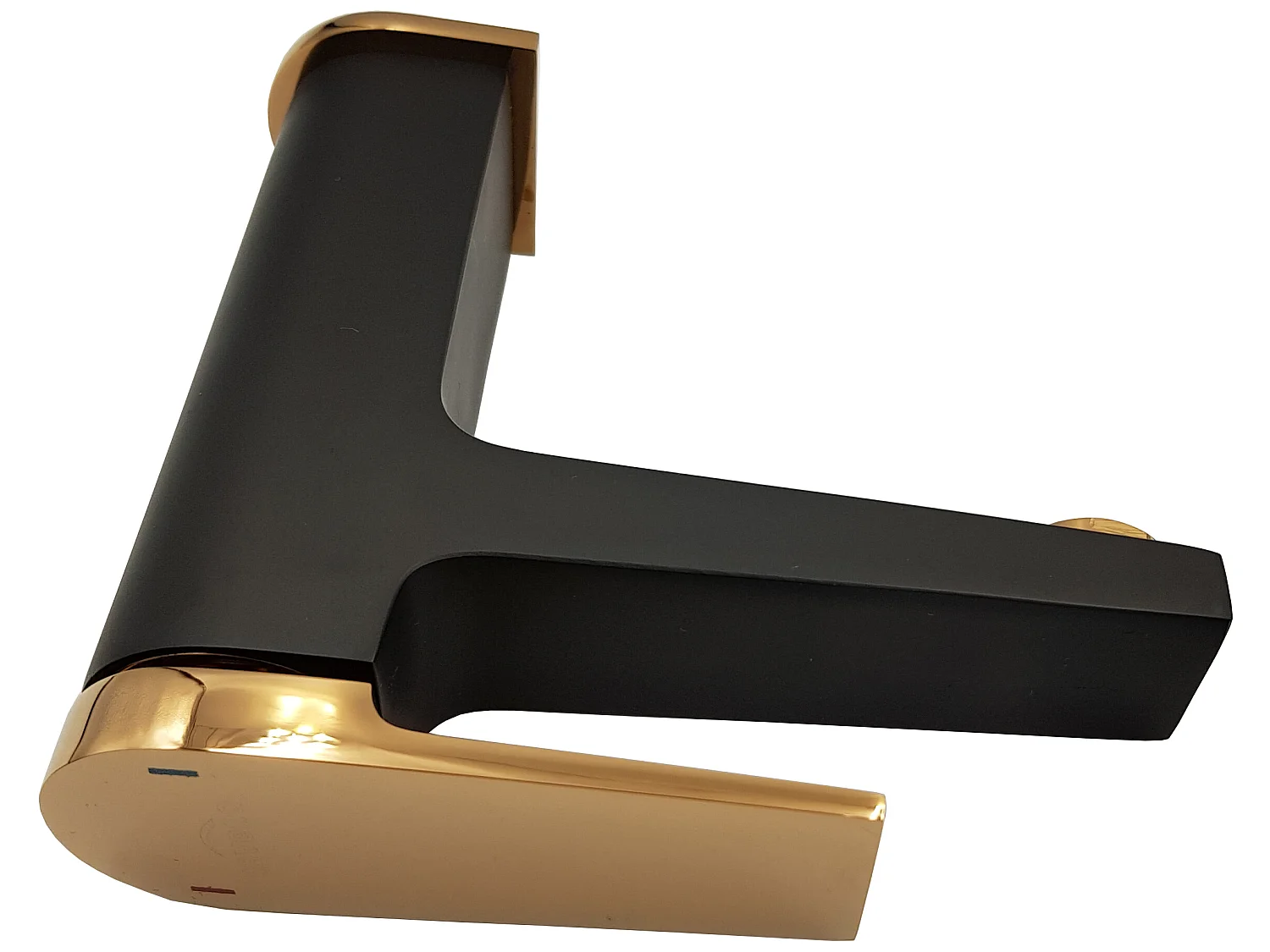 Waschtischarmatur Schwarz Gold Einhebelmischer Midnight