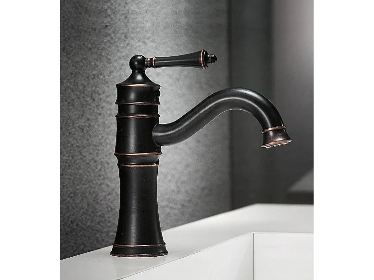 Robinet De Lavabo Rea Vintage Low Black