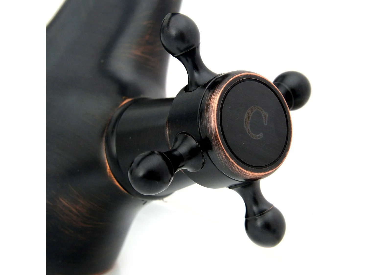 Wastafelkraan Rea Retro Low Black