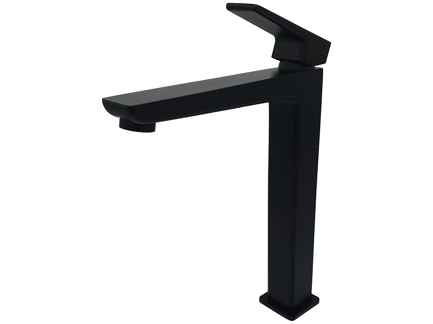 Robinet Salle De Bain Mitigeur Lavabo Haut Noir Monocommande Parma