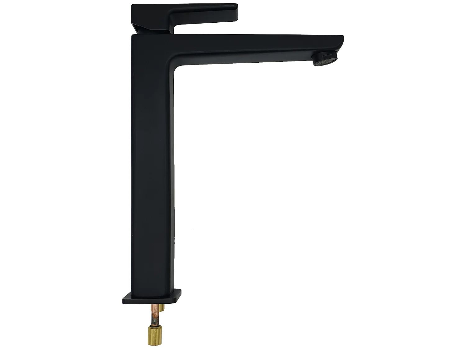 Robinet Salle De Bain Mitigeur Lavabo Haut Noir Monocommande Parma