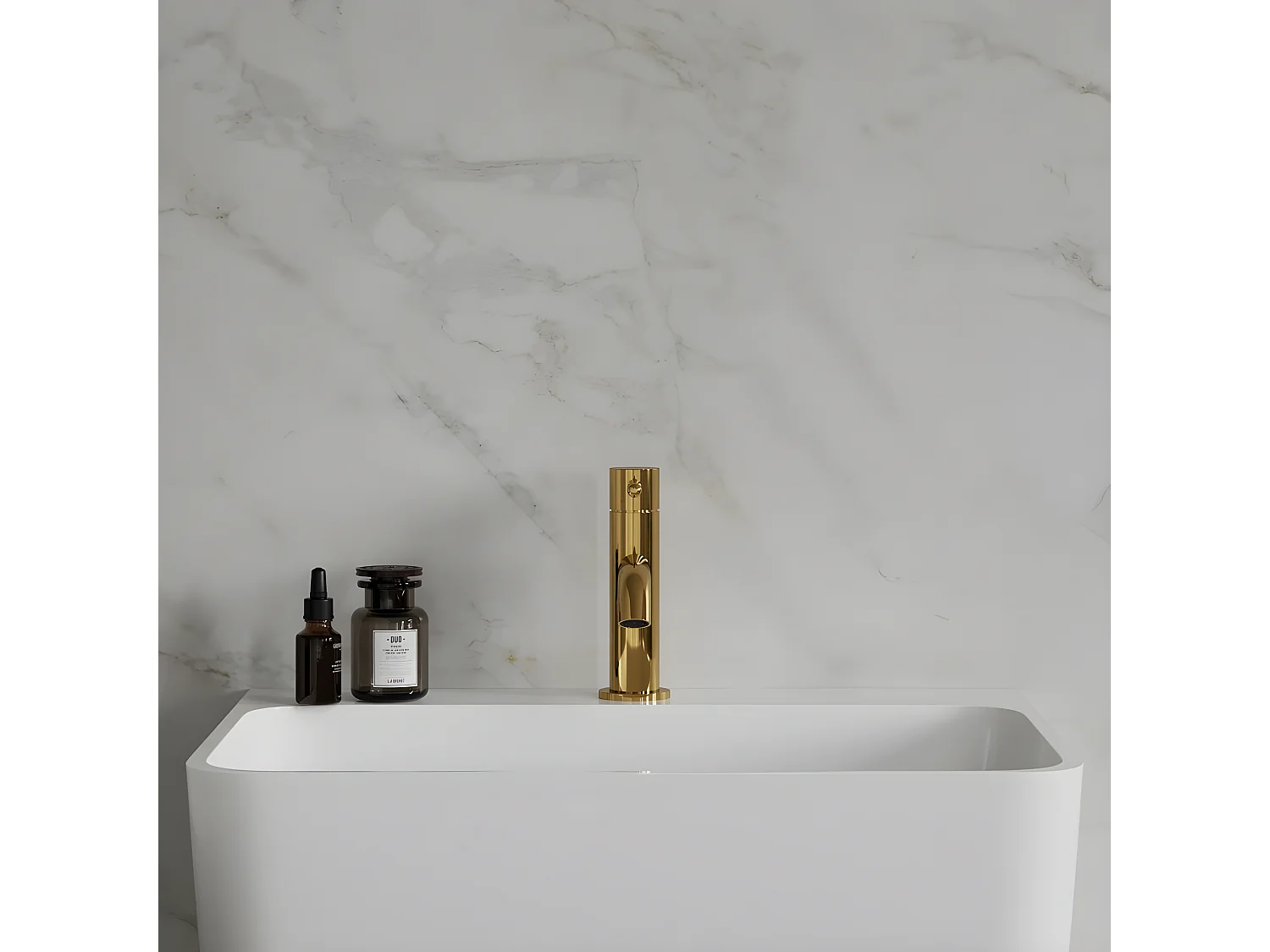 Waschtischarmatur Dunkel Gold Einhebelmischer