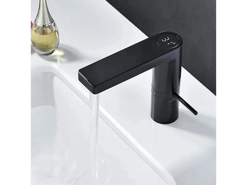 Wastafelkraan Rea Amar Low Black