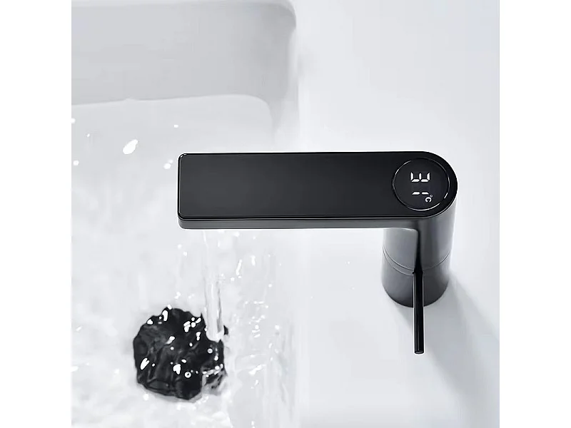 Wastafelkraan Rea Amar Low Black