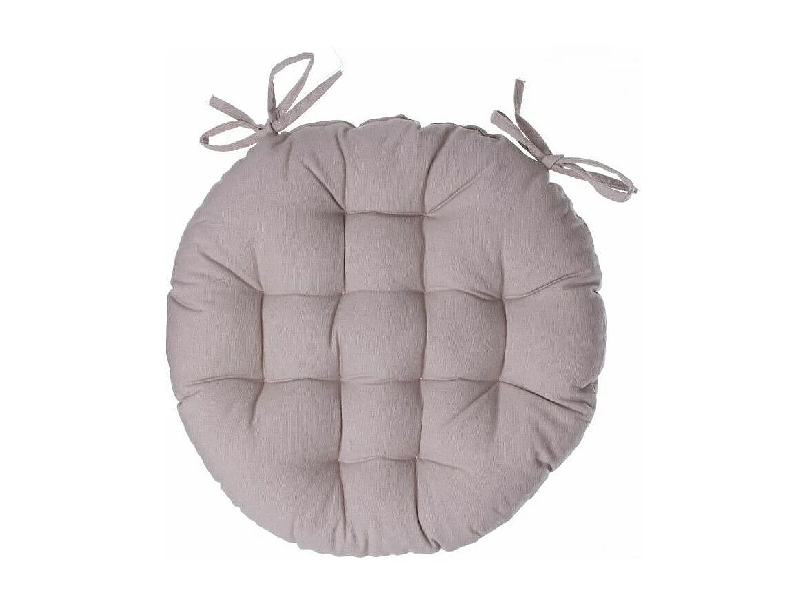 Galette de Chaise Ronde "Leana" 38cm Lin