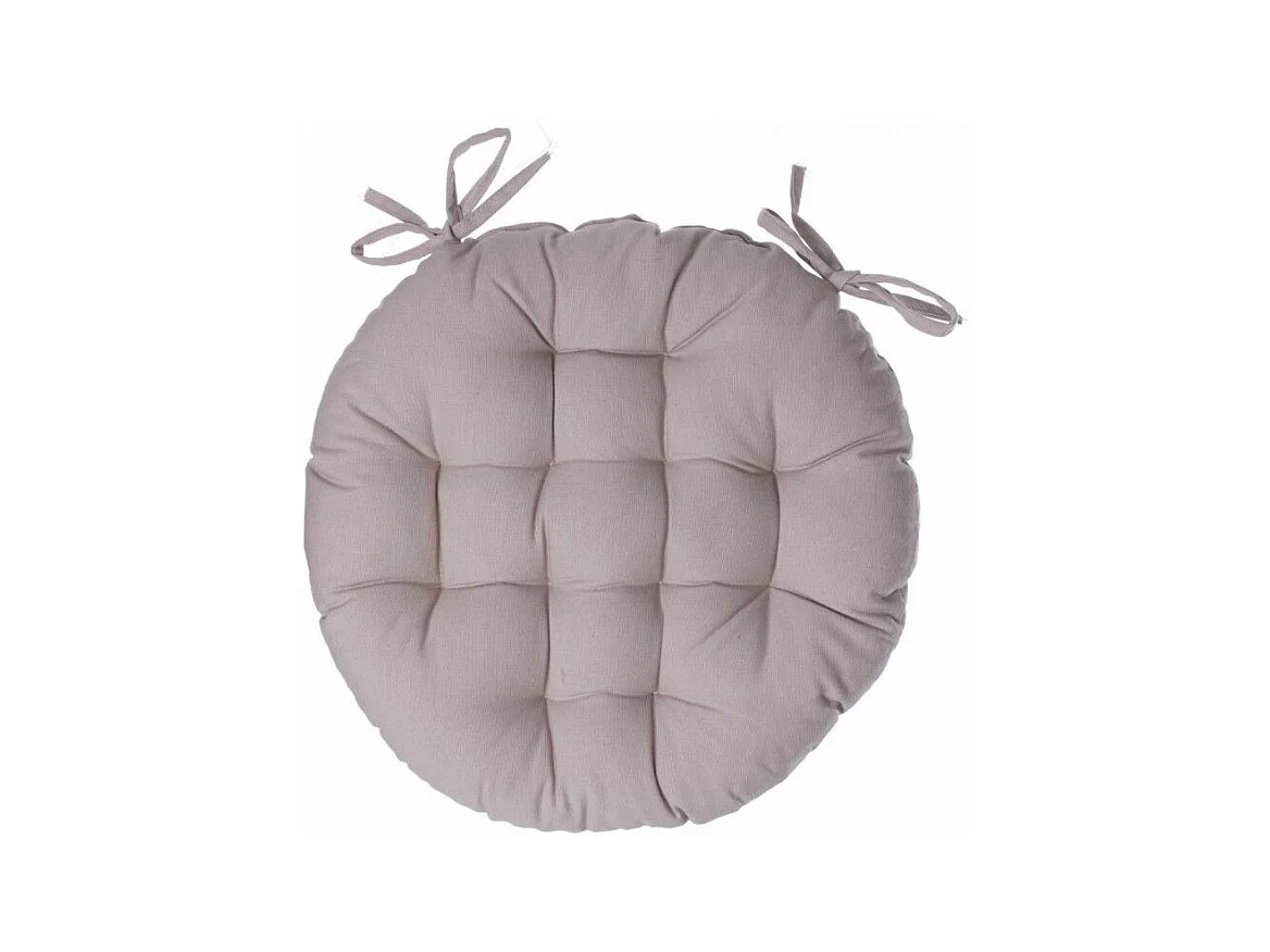 Galette de Chaise Ronde "Leana" 38cm Lin