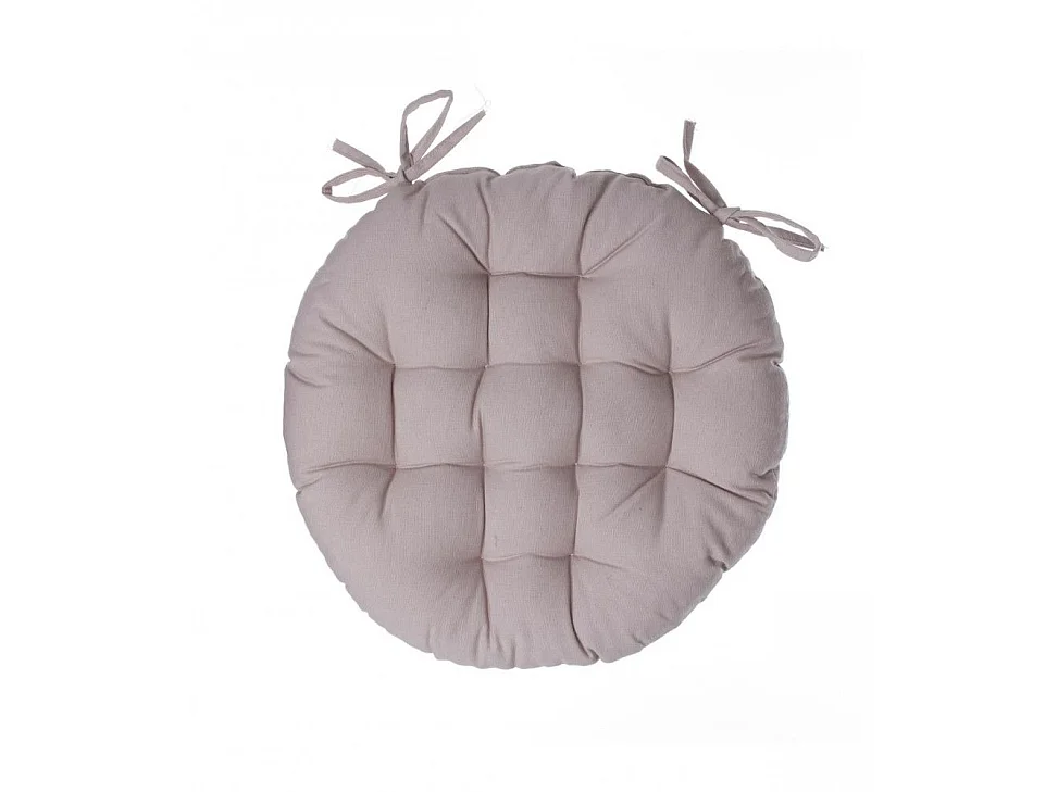 Galette de Chaise Ronde "Leana" 38cm Lin