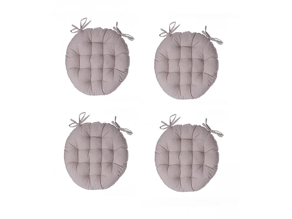 Galette de Chaise Ronde "Leana" 38cm Lin