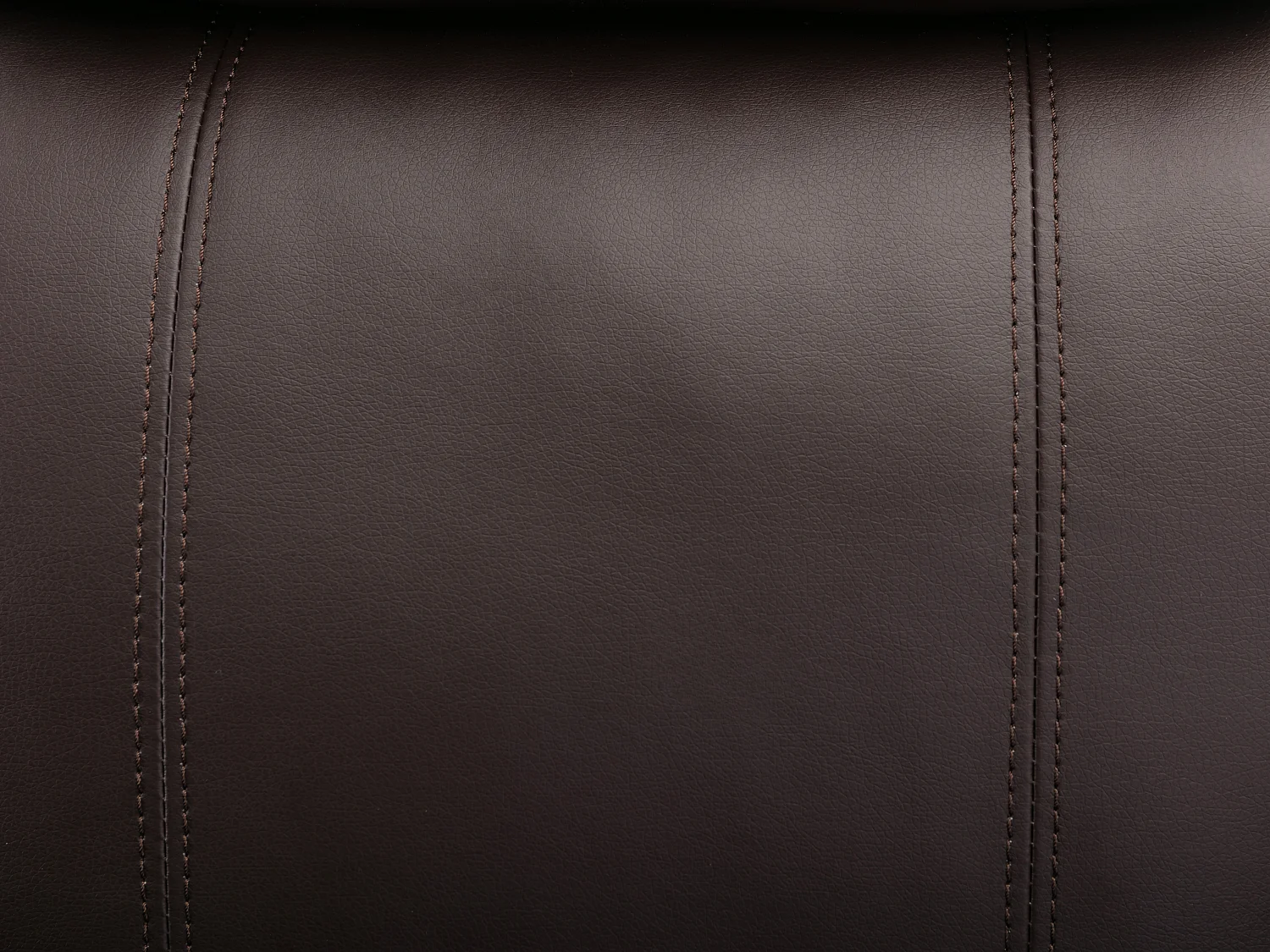 Fauteuil massant SILVANO en simili - Marron