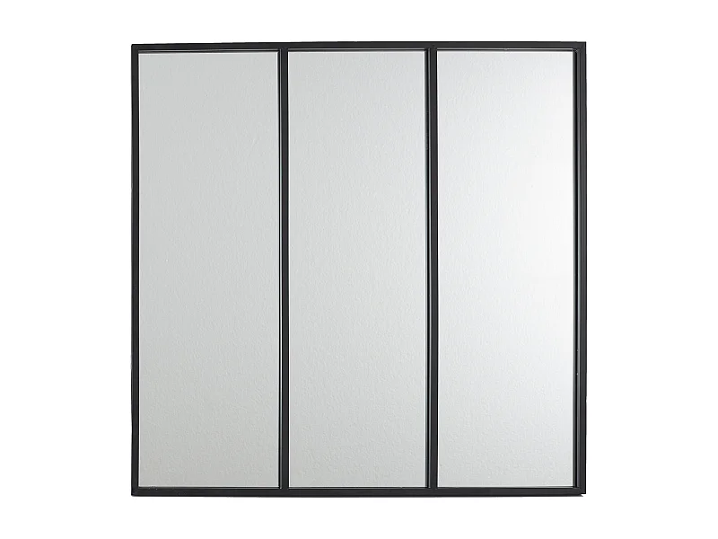 Miroir Atelier Metal 61.5x61.5cm Noir