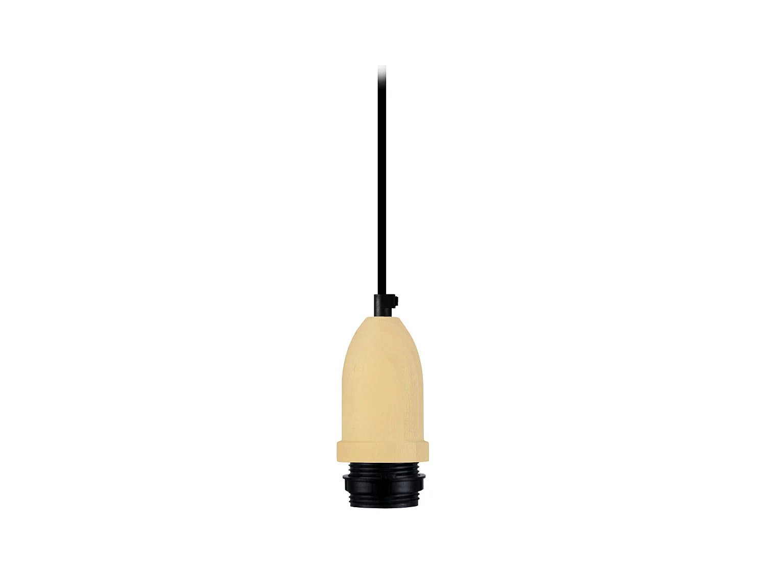 Pendel  TOSEL ,bois,Jaune ,H80xD6xP6 cm