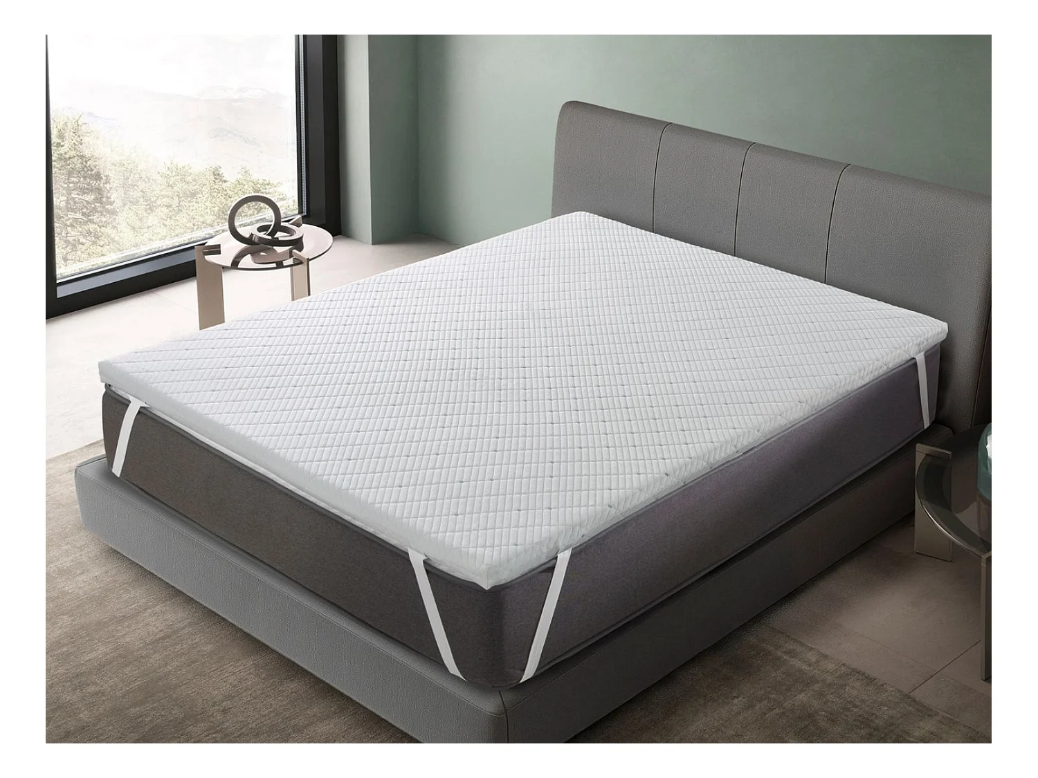 Topper 80x190 PREMIUM Höhe 5cm | 100 % viskoelastischer Kern | Aus der Deckung