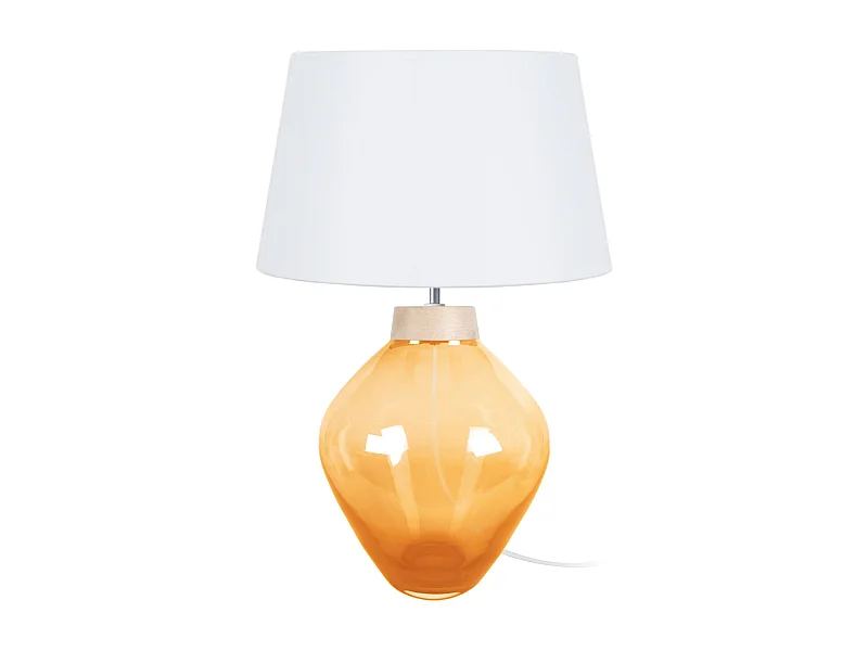 Lámpara de Salón TOSEL ,vidrio,AMARILLO,A60x D40xP40cm