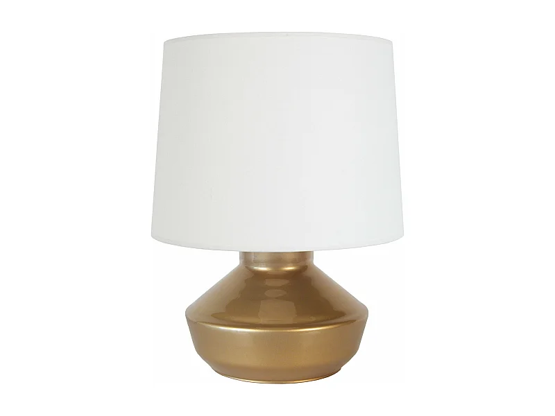 Candeeiro de sala TOSEL KONE V tecido cônico rosa D35 x  H52  cm