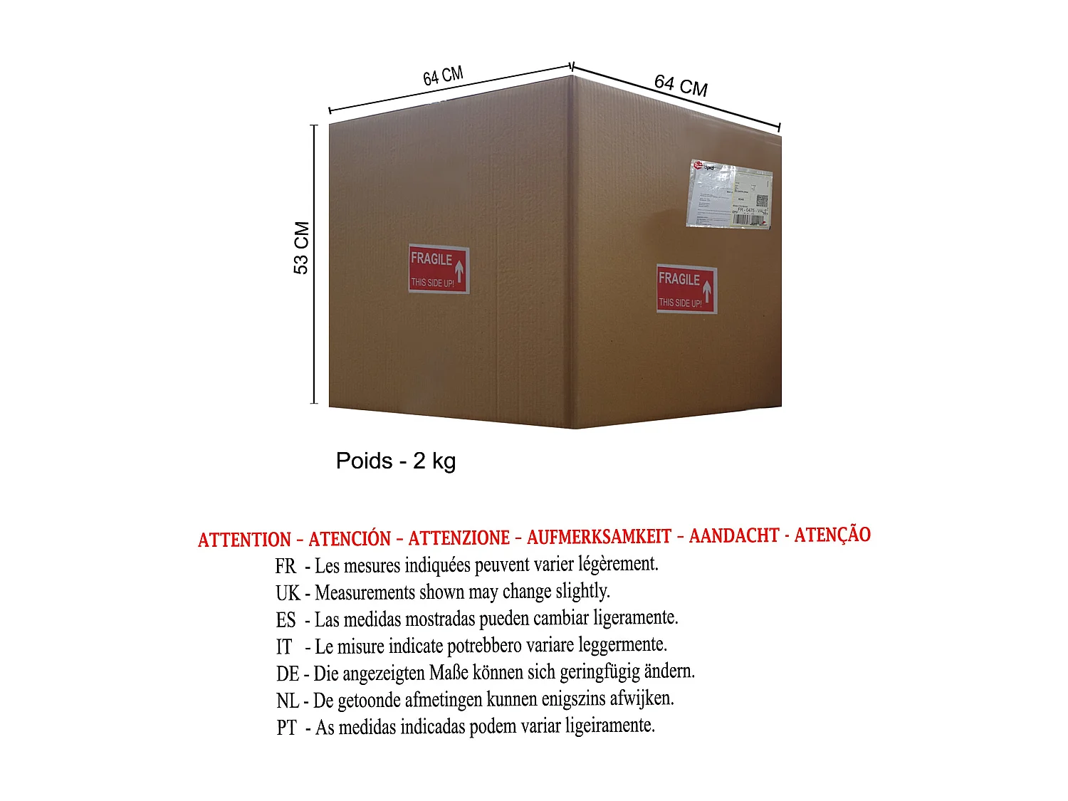 Lámpara de Salón TOSEL ,vidrio,Dorado ,A66xD45xP45cm