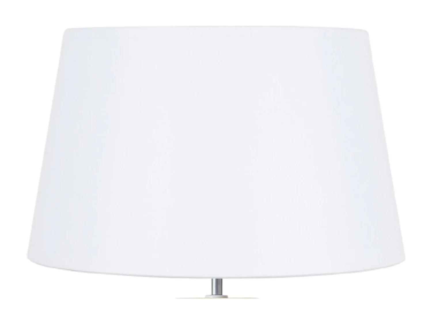 Abajur TOSEL ZEN metal cilindro branco D16 x  H29  cm