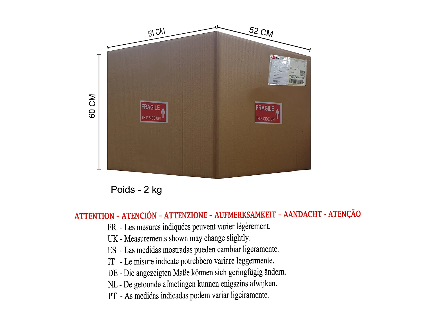 Lámpara de Salón TOSEL ,vidrio,Dorado ,A60xD40xP40cm