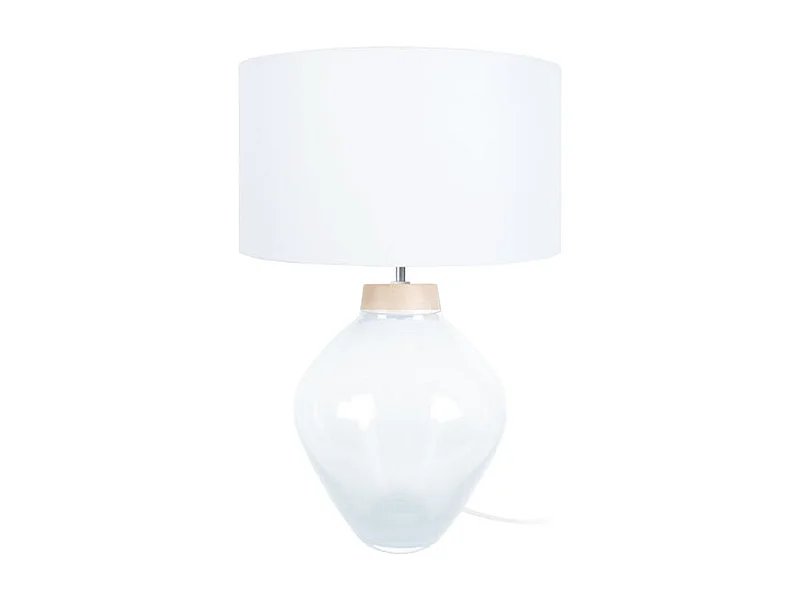 Abajur TOSEL ZIN metal cilindro preto D16 x  H29  cm