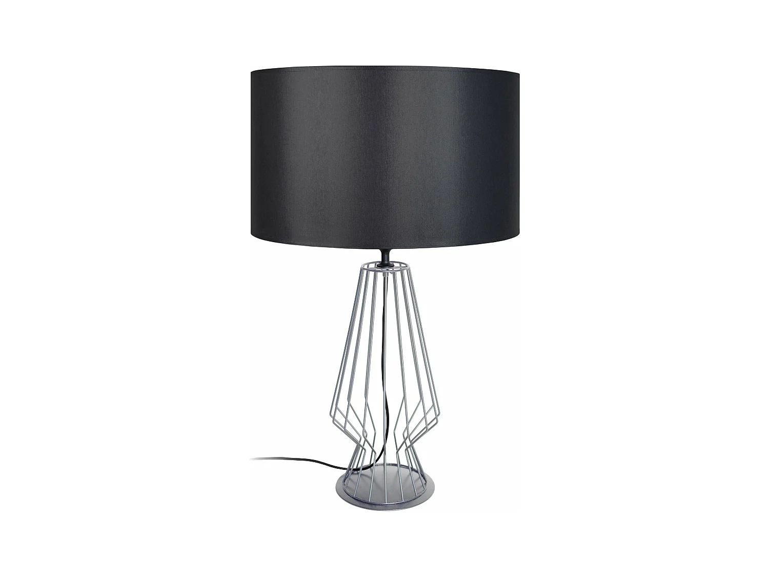 Lampe de salon filaire métal  aluminium 64 cm.