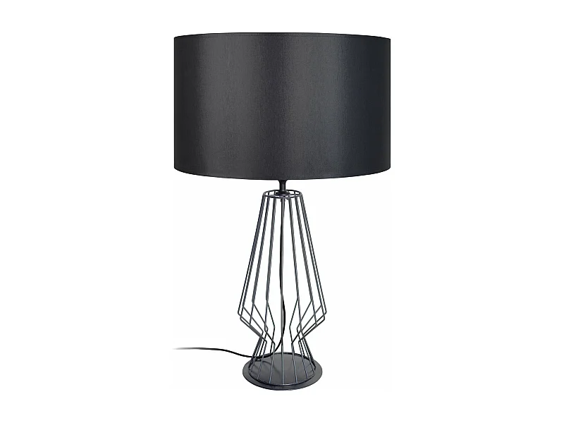 Lampe de salon filaire métal  anthracite 64 cm.