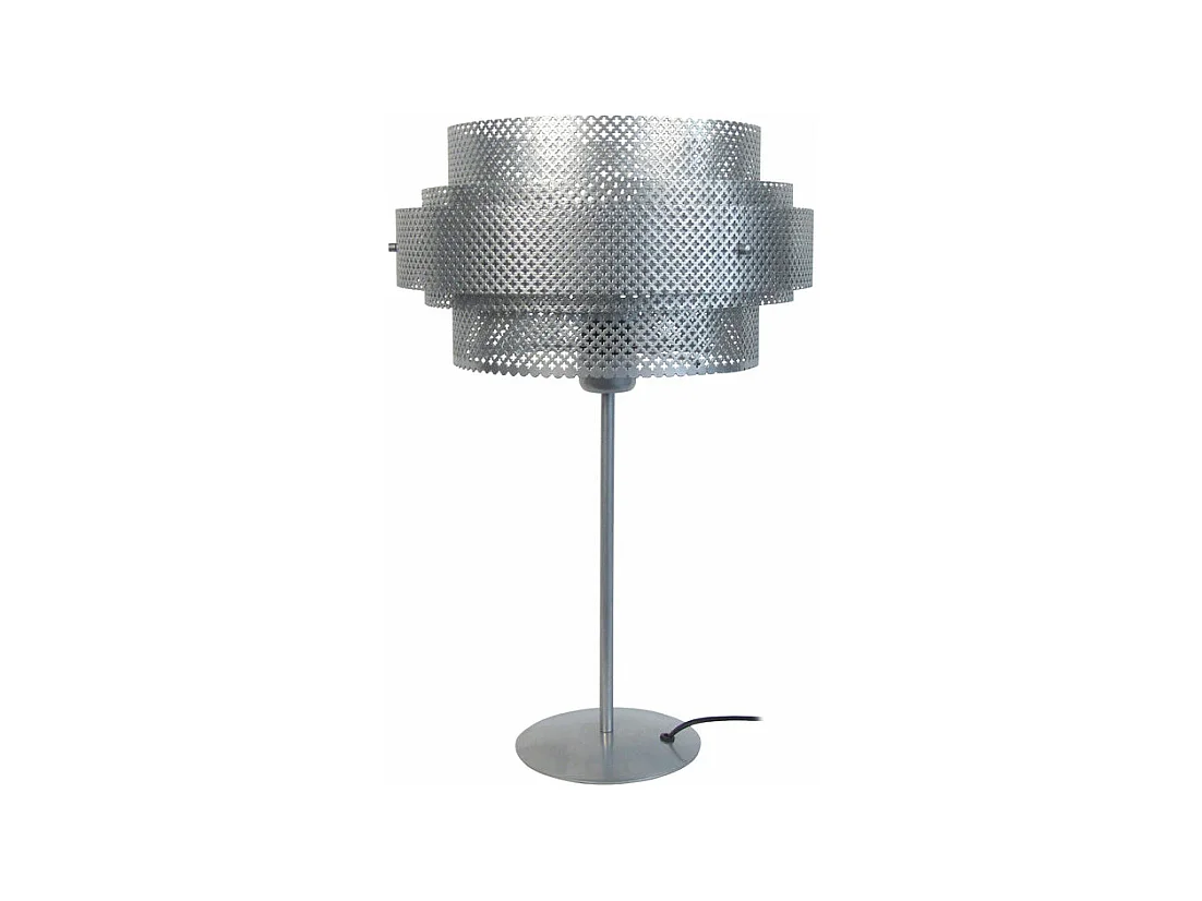 Lampe a poser  métal  aluminium 54 cm.