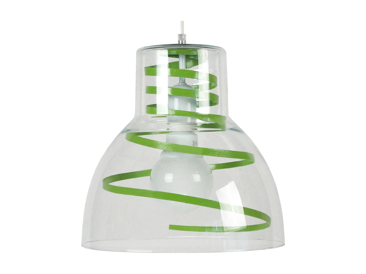 Suspensión  TOSEL ,vidrio,,Blanco,A90xD30xP30cm