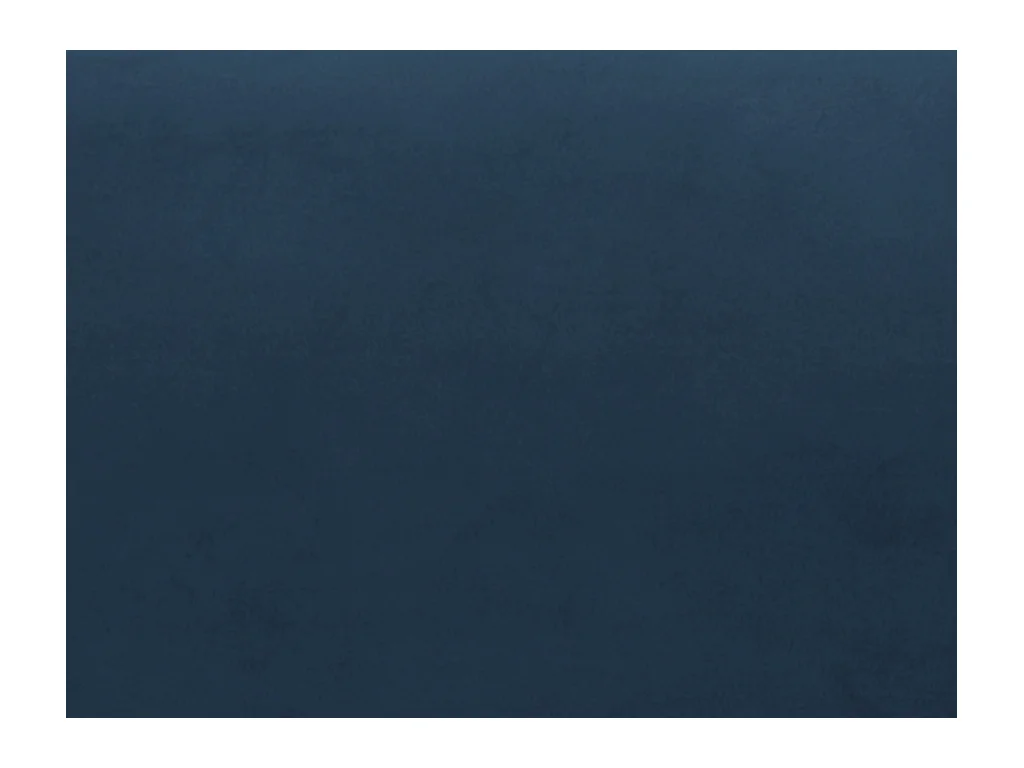 Sofá-cama de 3 plazas con apertura exprés de terciopelo CALIFE - Azul noche - Cama de 140  cm - Colchón de 18 cm