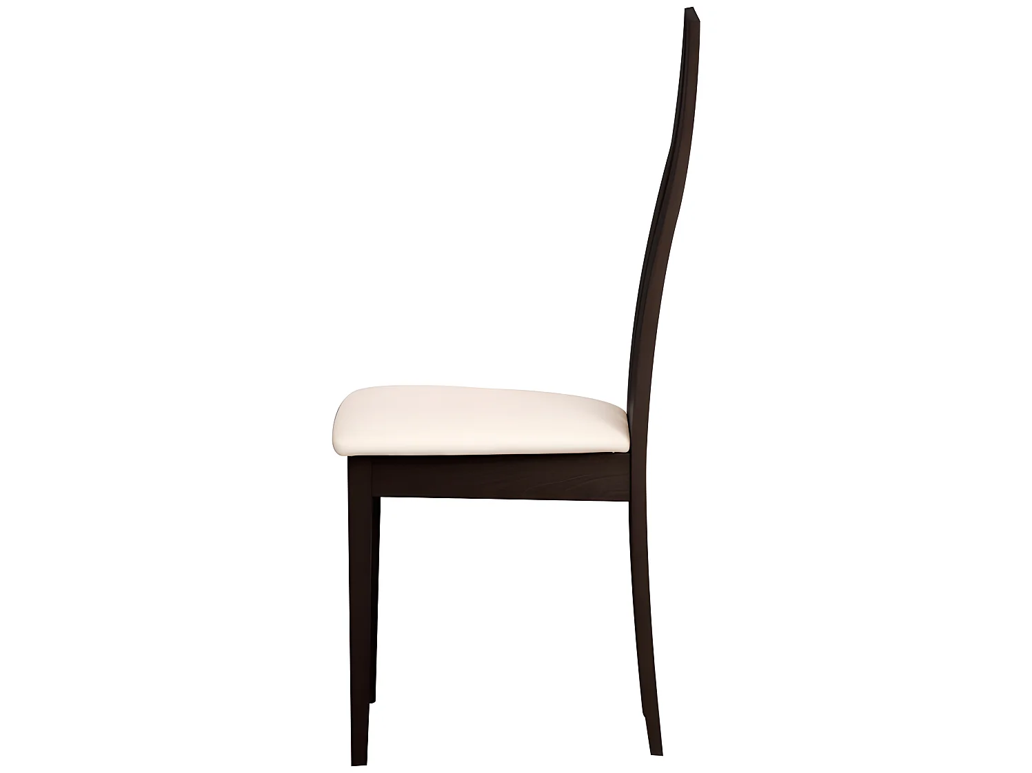 Ensemble table CENTAURI + 4 chaises SALENA - Hêtre - Wengé