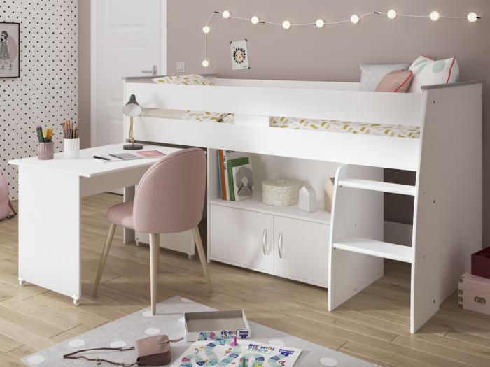 Kinderbett - Mit Stauraum - Vente-unique