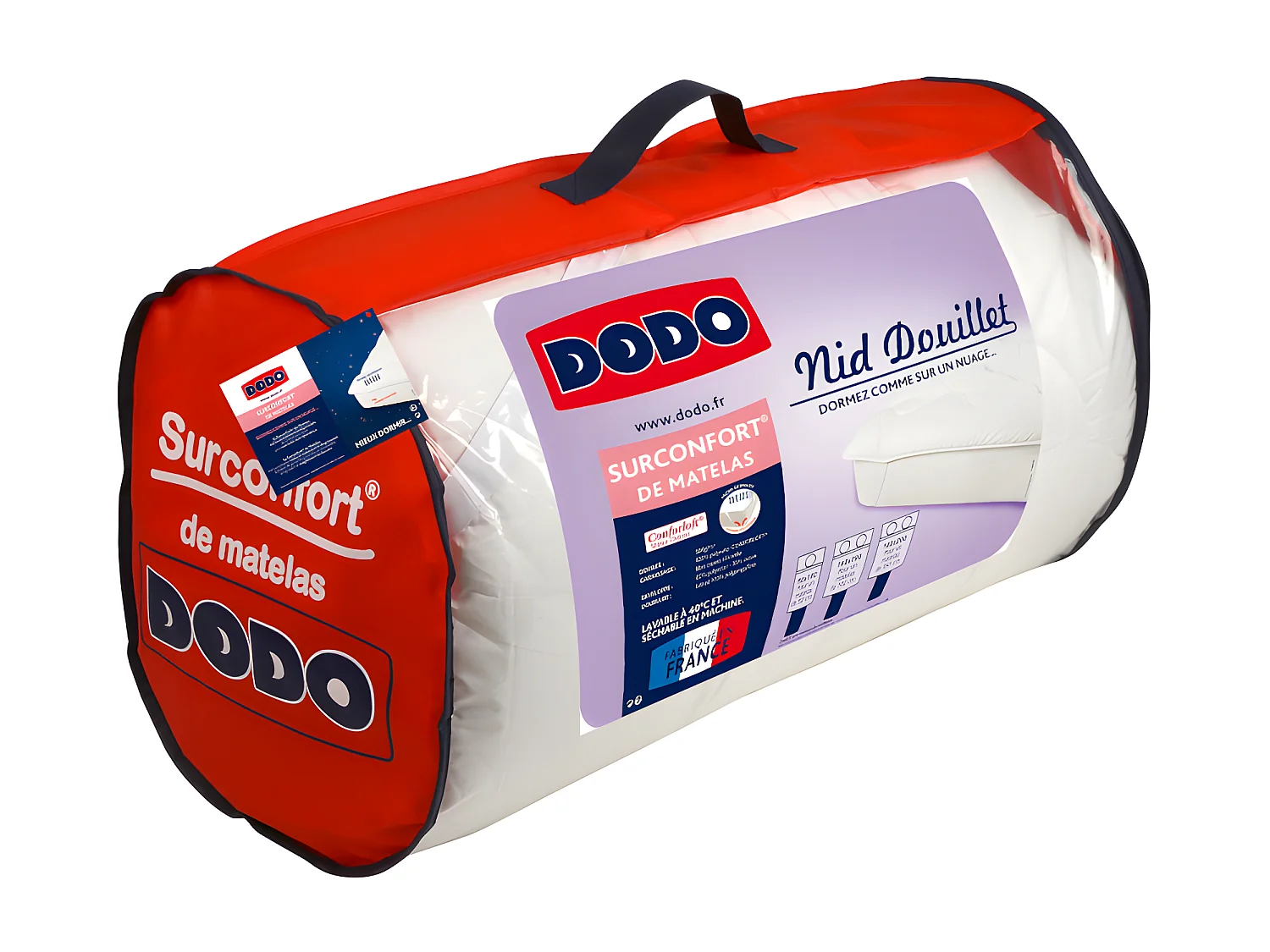 Protector de colchón (surconfort) DODO NID DOUILLET - 90x190 cm