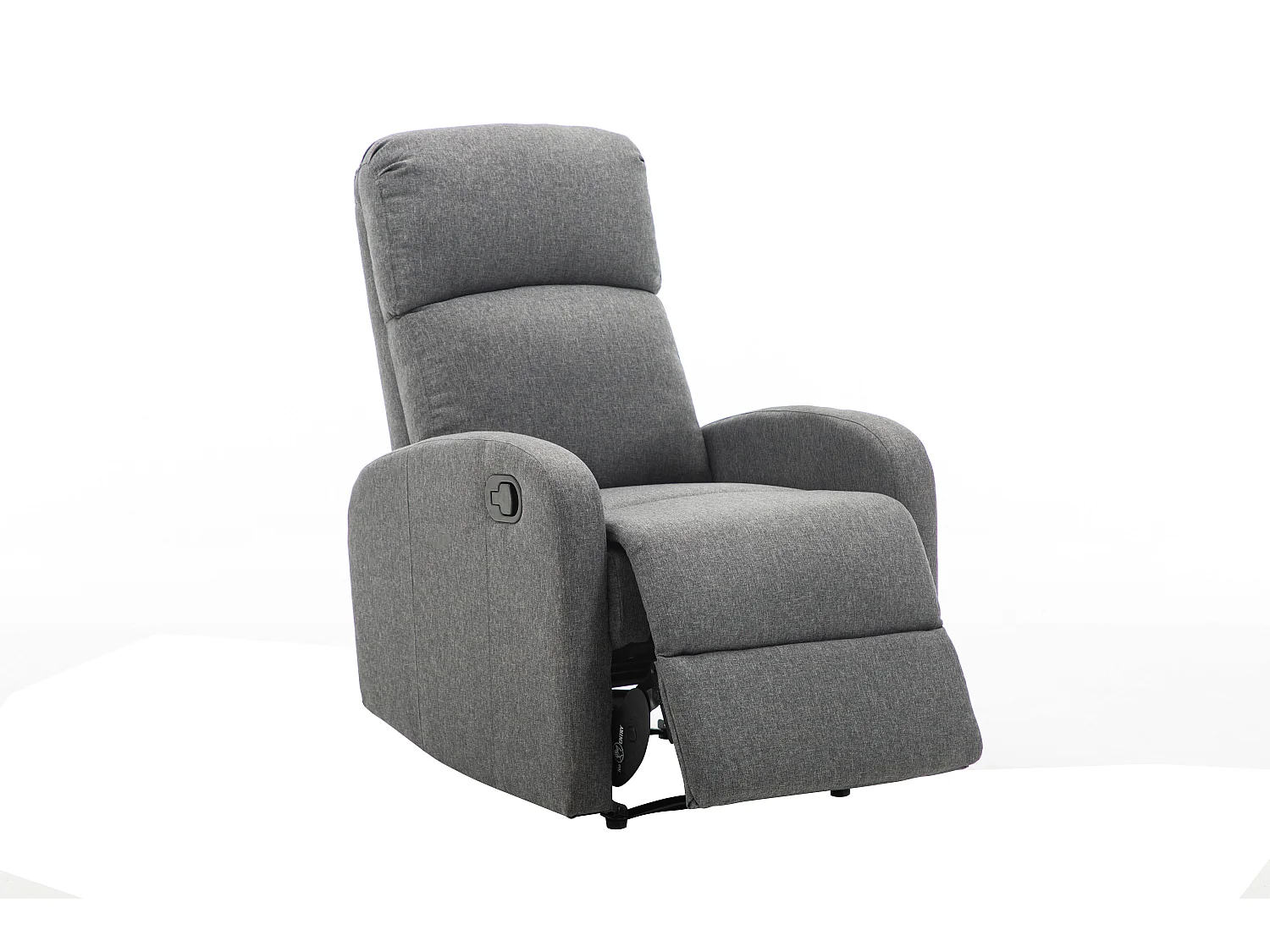 Fauteuil relax en tissu ISAO - Anthracite