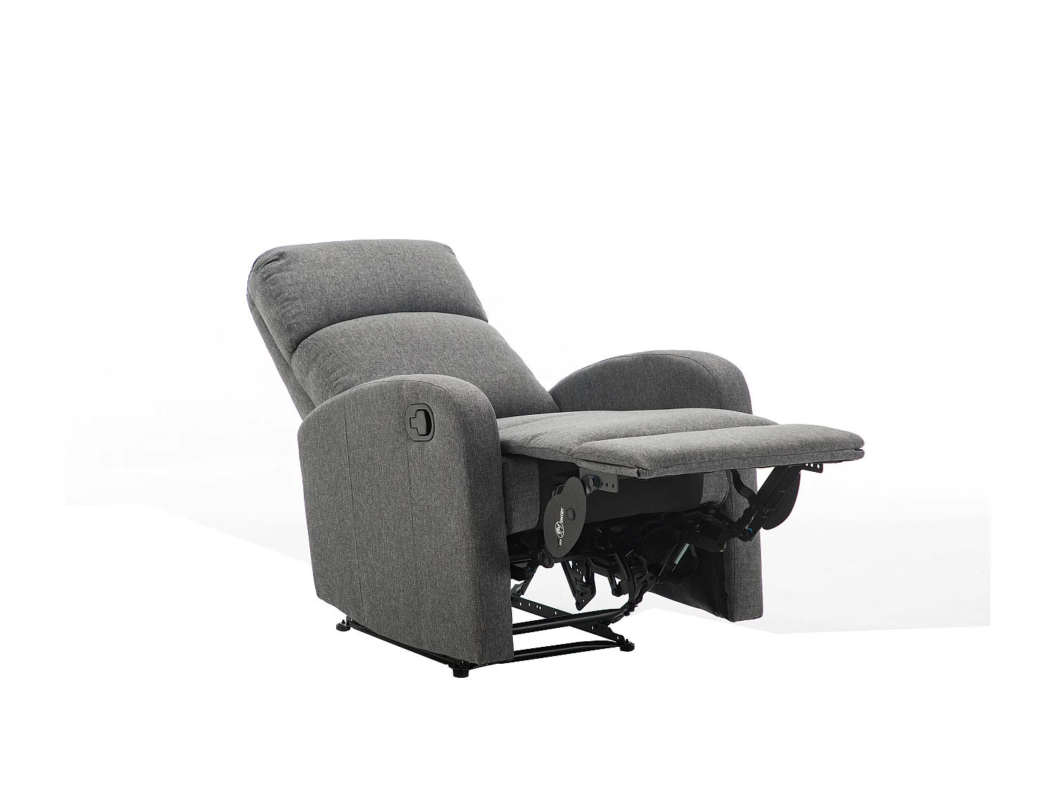 Fauteuil relax en tissu ISAO - Anthracite