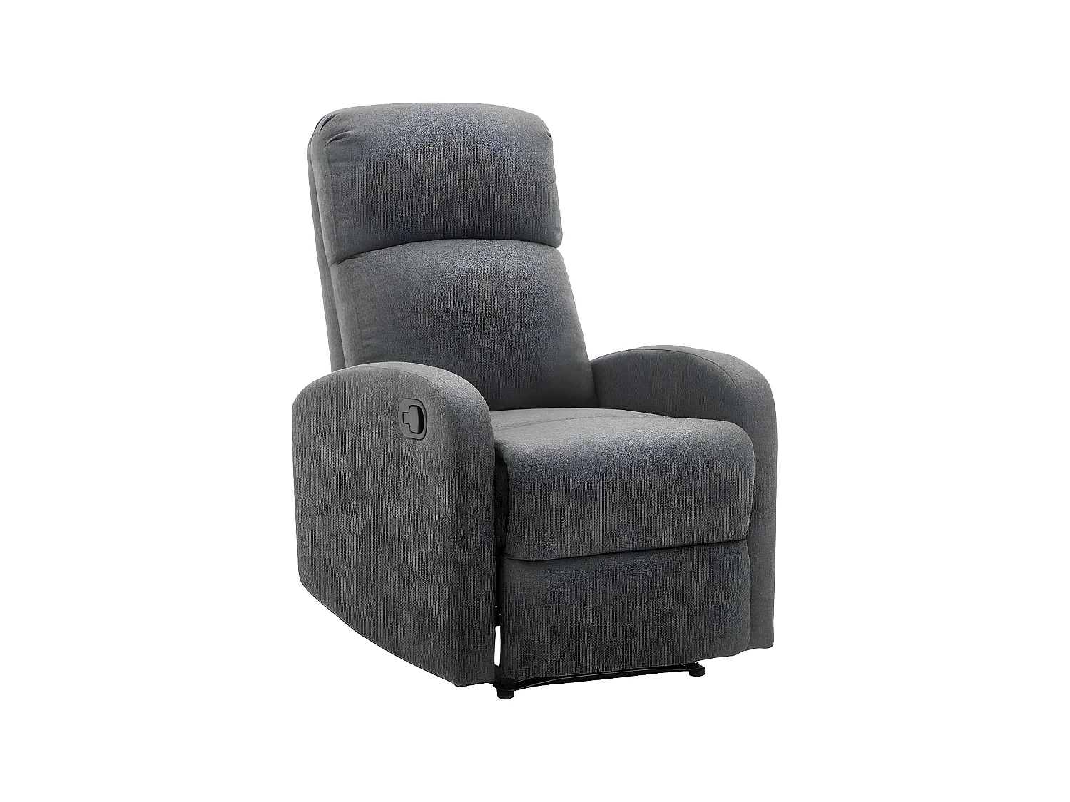 Sillón relax de tela ISAO - Antracita