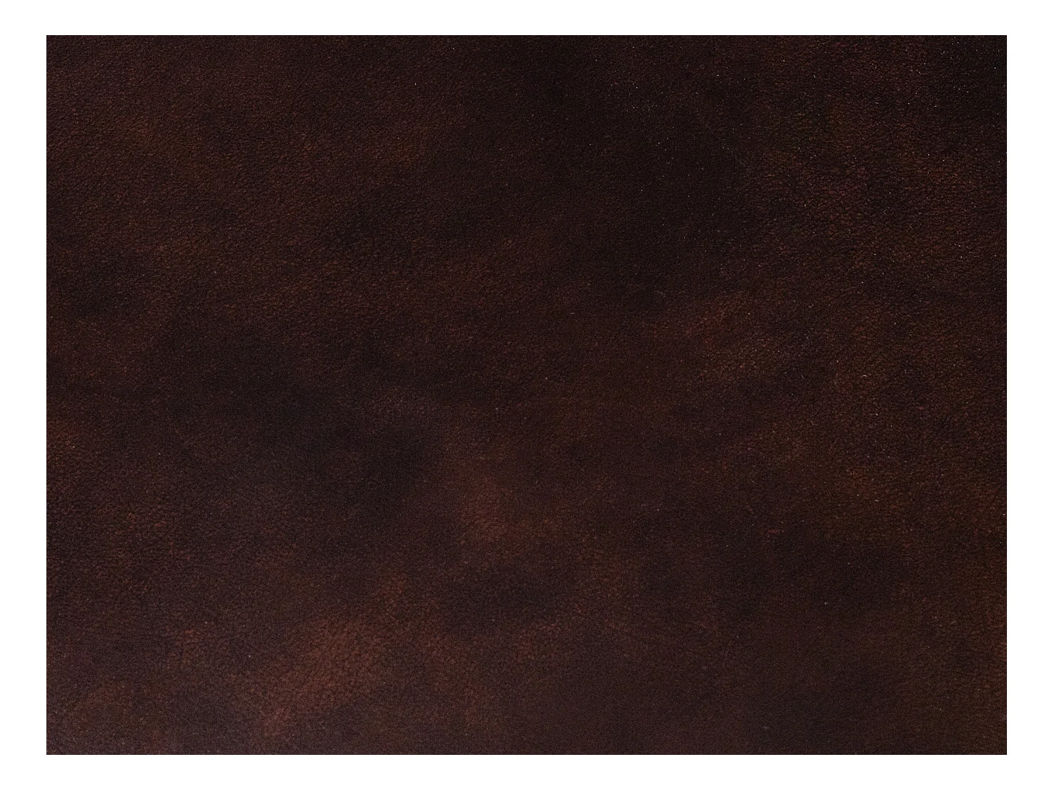 Sofá Chesterfield 4 plazas, 100% piel de búfalo BRENTON Marrón con reflejos castaño