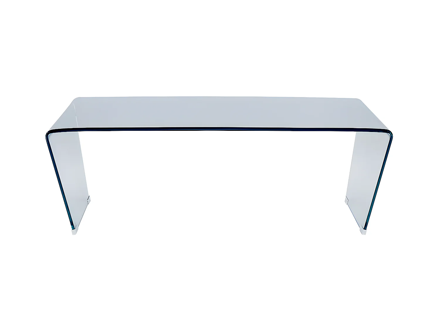 Mesa de centro SUZANA - Cristal templado curvado