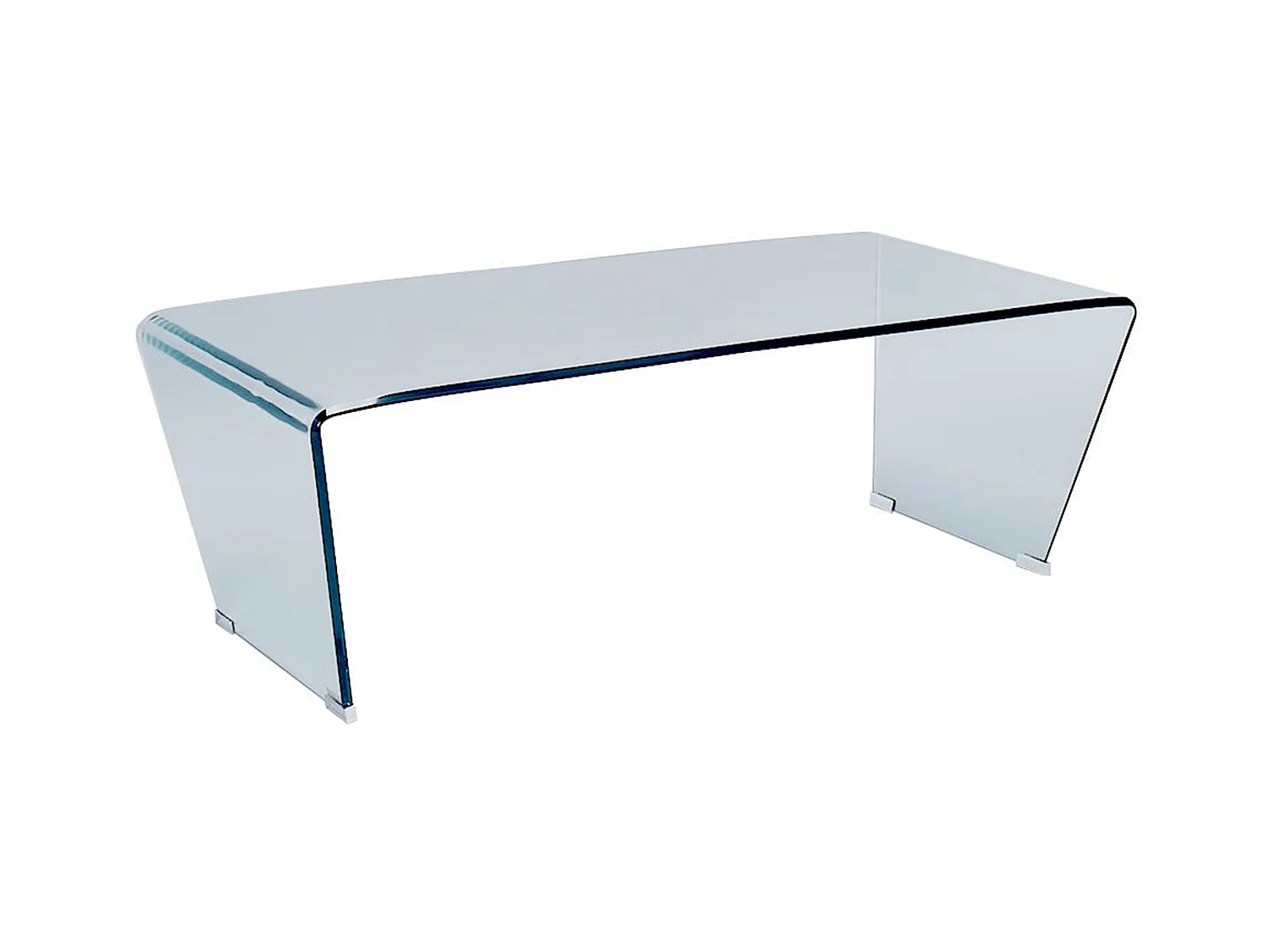 Mesa de centro SUZANA - Cristal templado curvado