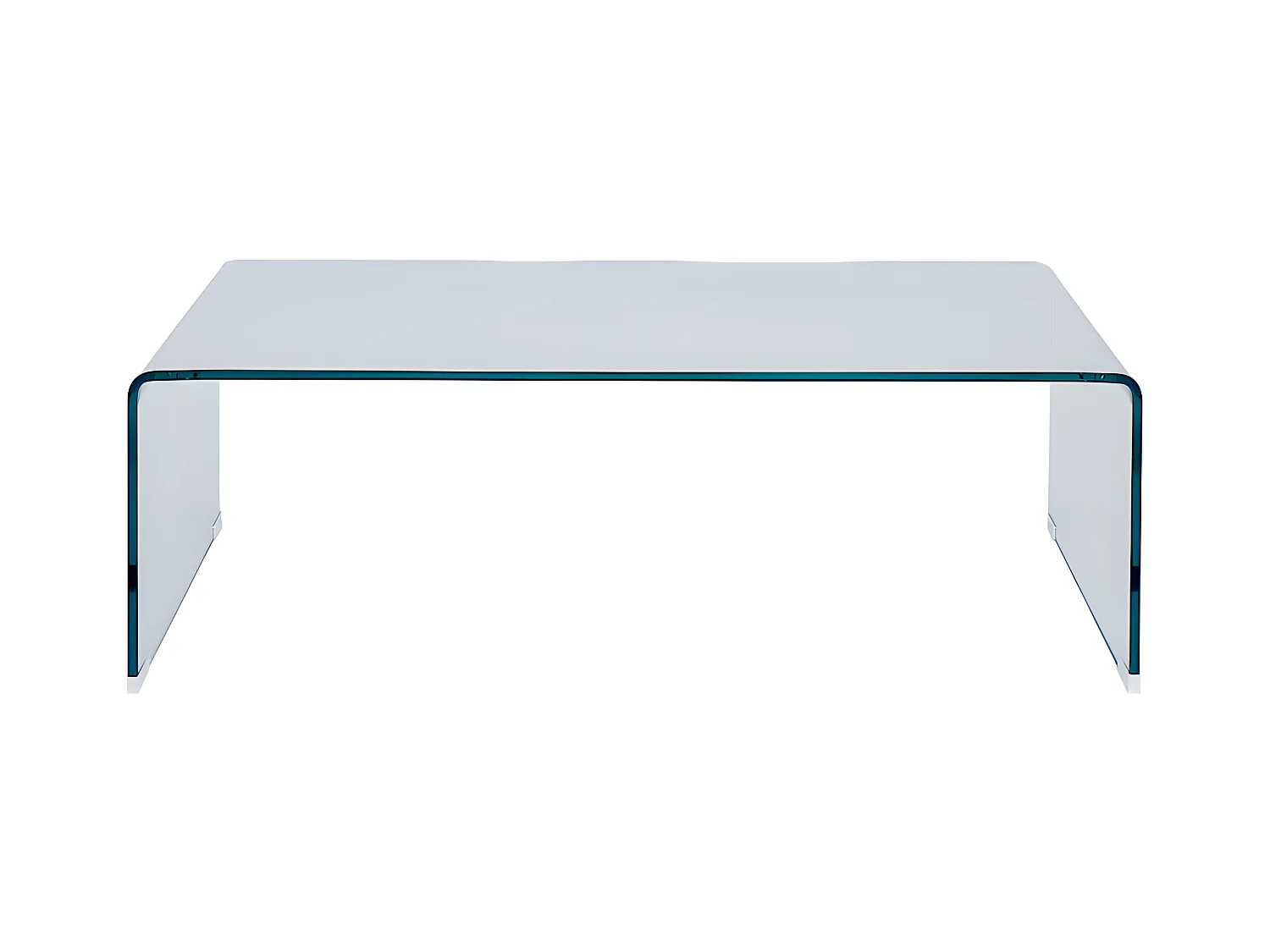 Mesa de centro ALONZO - Cristal templado curvado