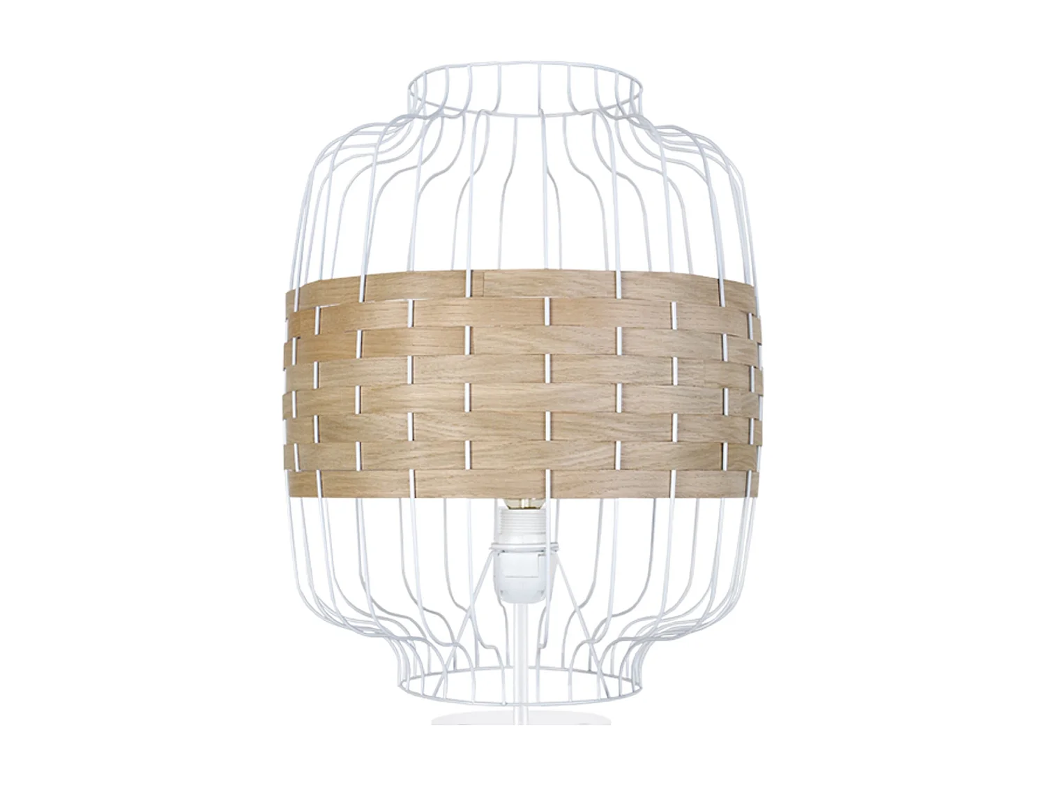 Lampadaire TOSEL ,bois,Blanc   ,H 170xD40x P 40cm