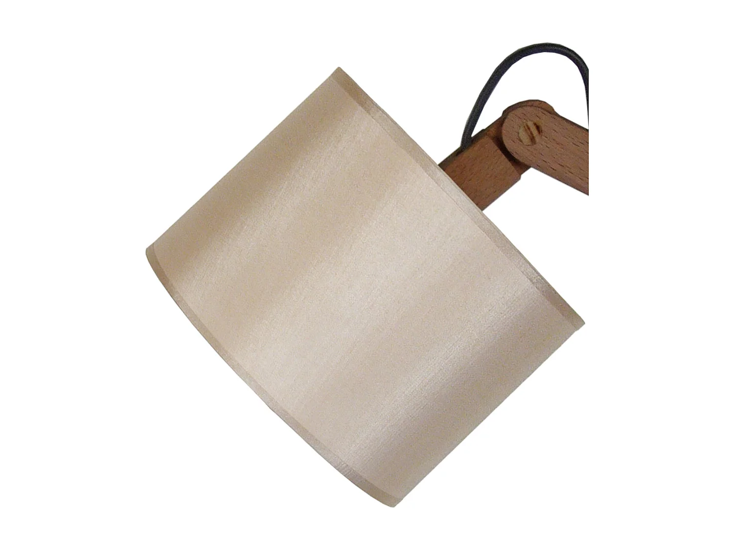 Lámpara de Escritorio TOSEL ,madera,Gris ,A45xD16xP16cm