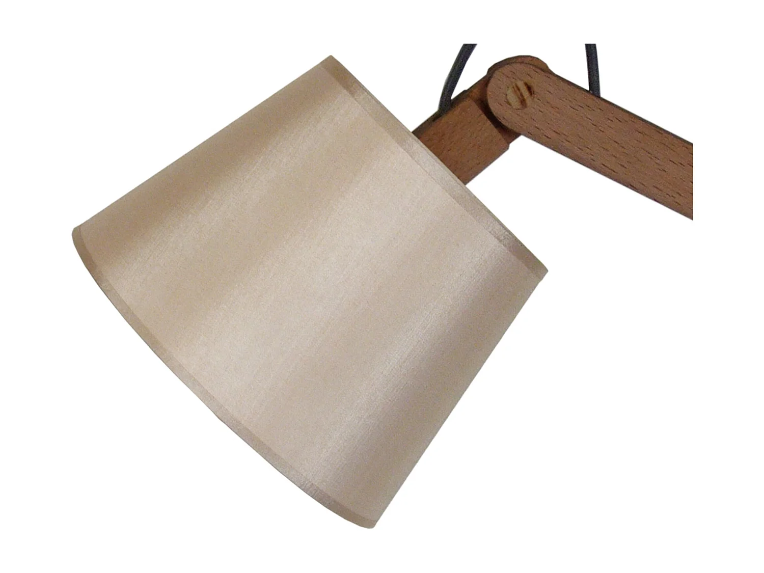 Candeeiro de sala TOSEL ALICIA tecido com fio alumínio D45 x  H64  cm