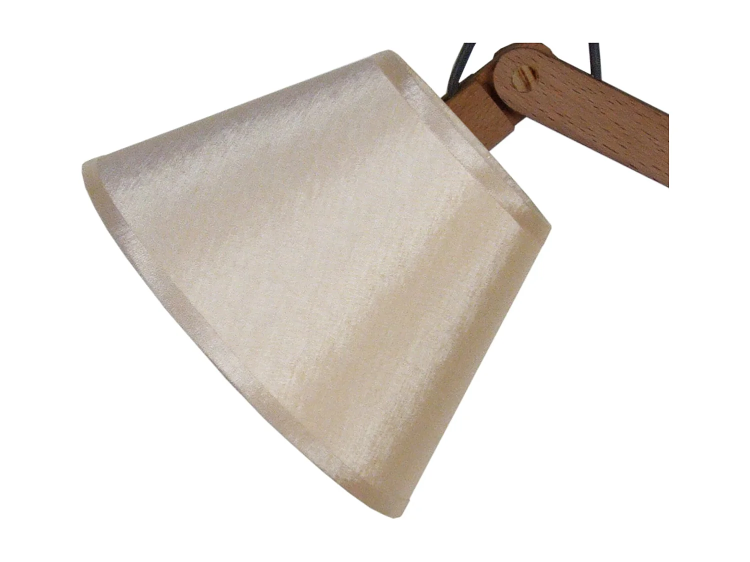 Candeeiro de sala TOSEL TIAGO tecido vaso antracite D40 x  H43  cm