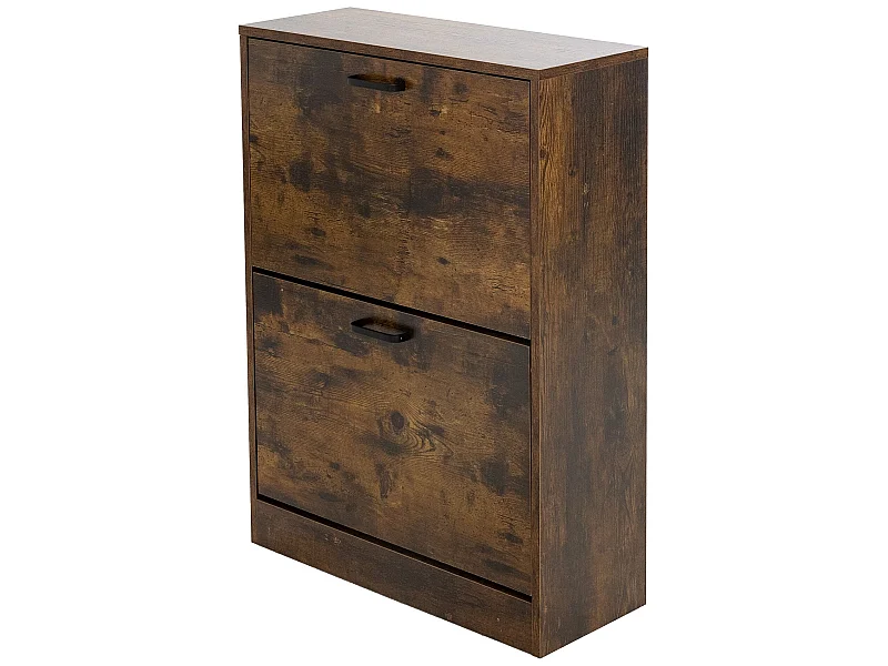 Scarpiera con ripiano portascarpe a 2 scomparti ML-DESIGN