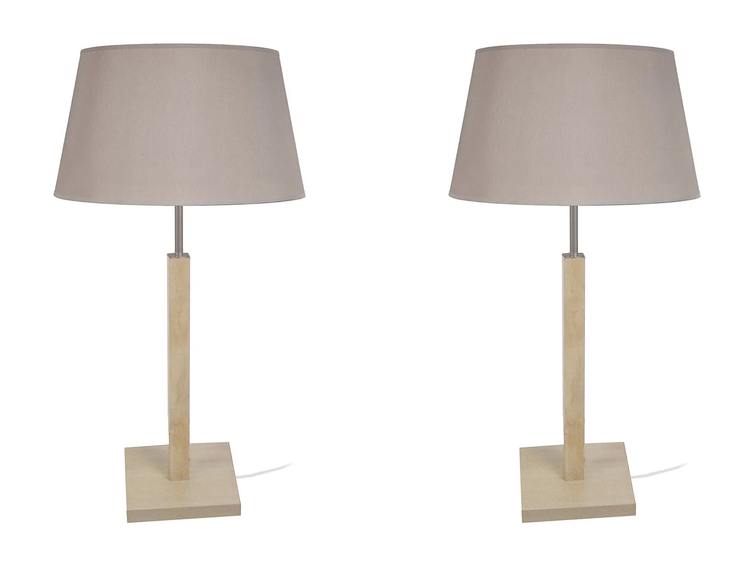 Lámpara de Mesa  TOSEL ,madera,natural, A54xD30xP30cm