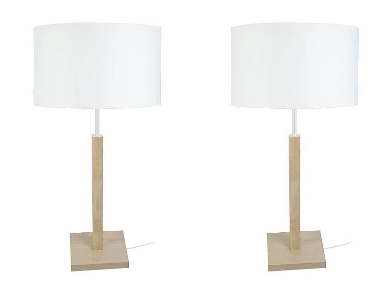 Candeeiro de mesa TOSEL GERI LT2 tecido articulado Império D16 x  H45  cm