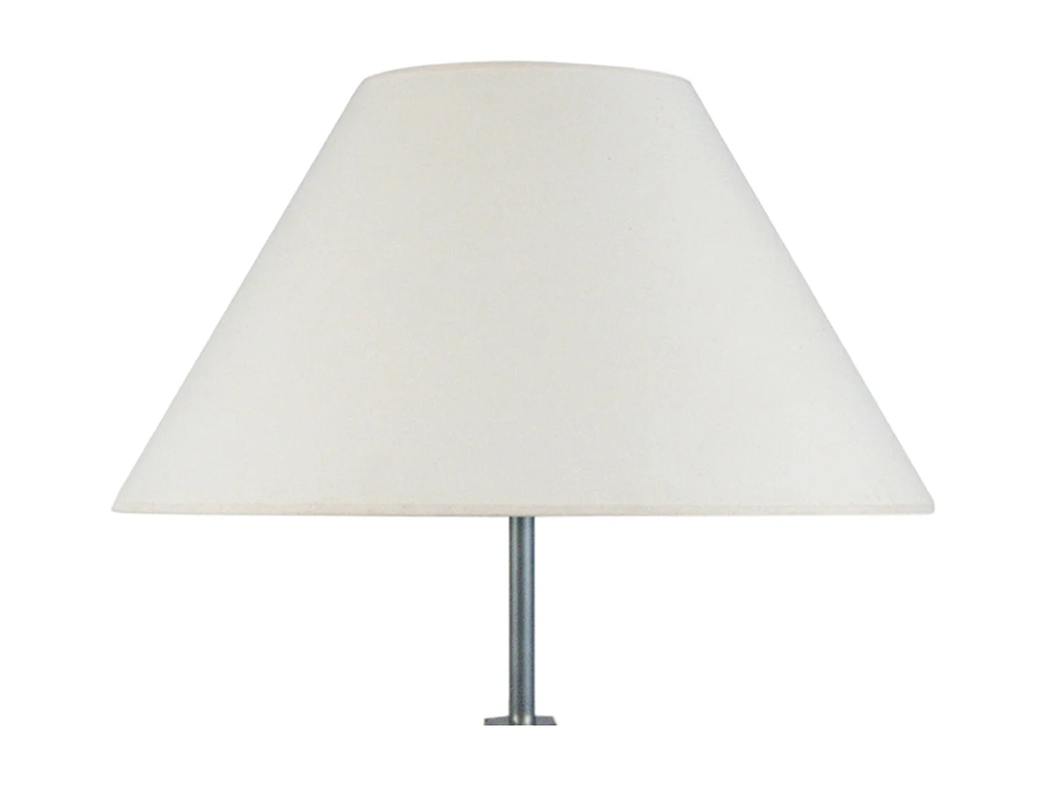 Candeeiro de mesa TOSEL VILI A LT2 tecido coluna taupe D30 x  H54  cm