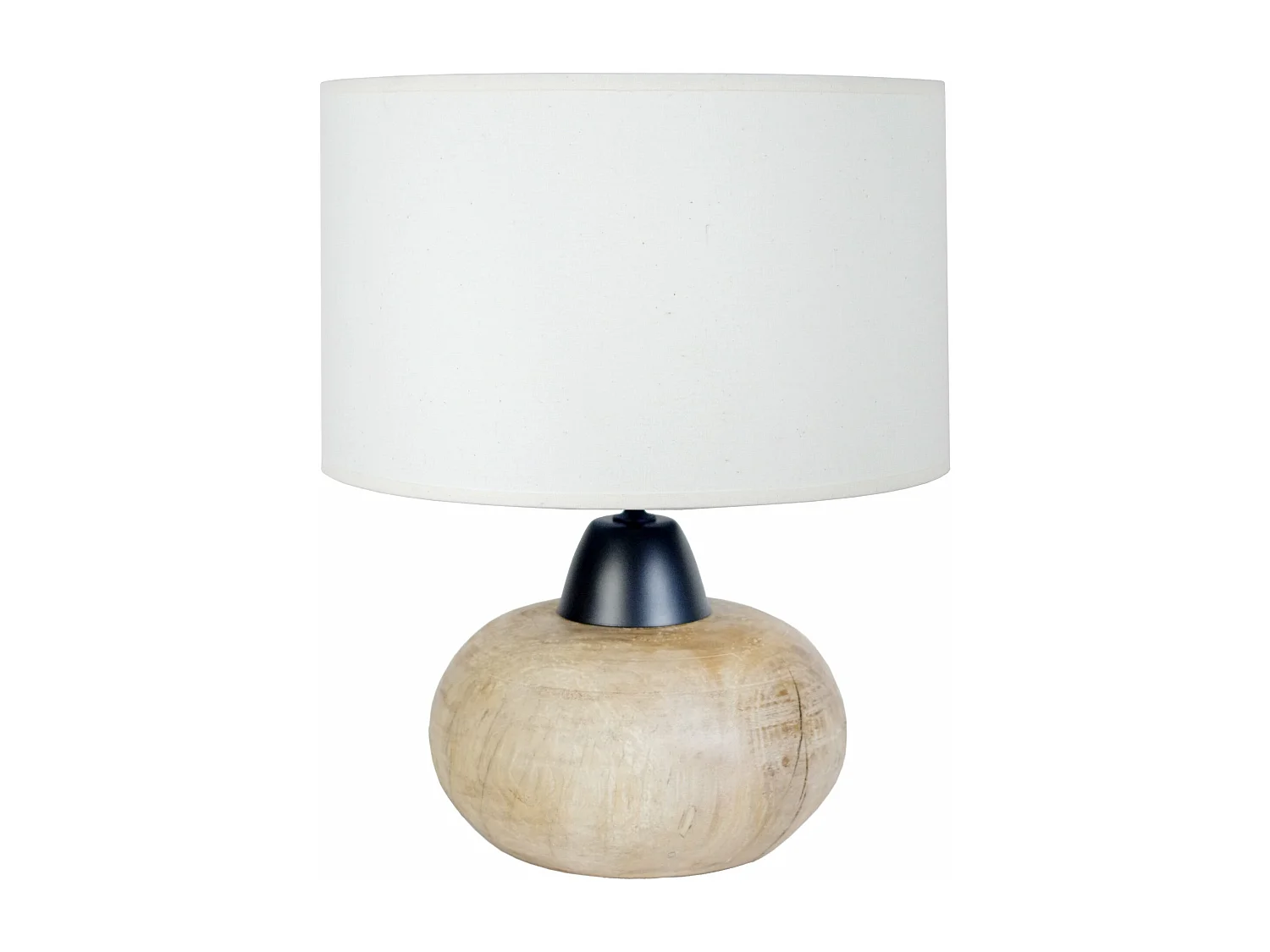 Candeeiro de mesa TOSEL LAM. ZURICK metal cônico preto D27 x  H43  cm