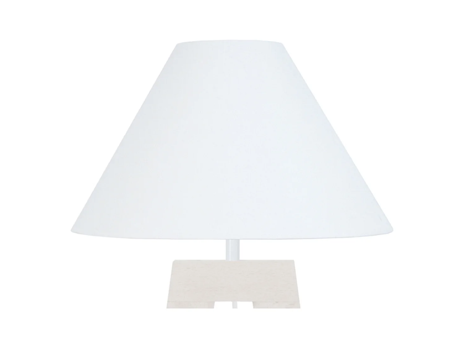 Lámpara de Mesa  TOSEL ,madera,Blanco,A54xD 30xP30cm