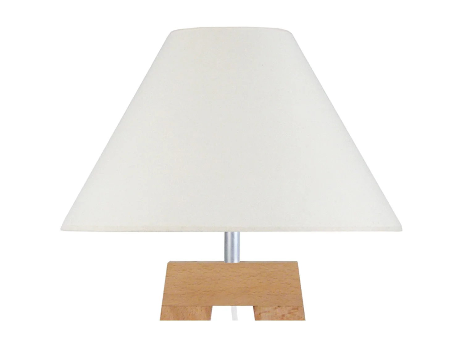 Lampe a Poser TOSEL ,bois,naturel,H56xD30x P30cm